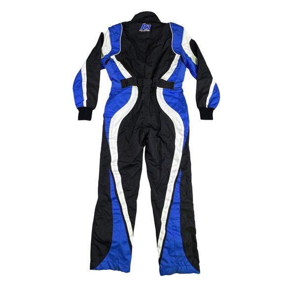 K1 RaceGear Speed 1 Karting Suit Level 2 Black White Blue 5XS Kids Jumpsuit - Picture 11 of 16